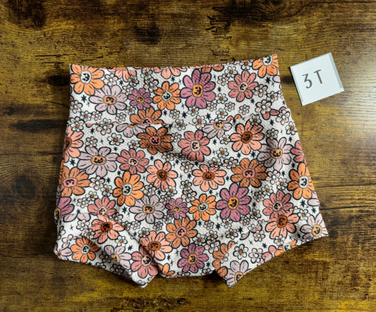 Floral Punkin Bummies; 3T