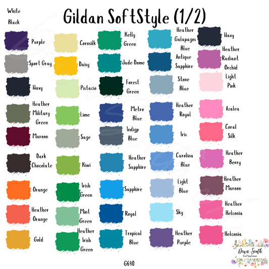 Gildan Softstyle Short Sleeve Tees