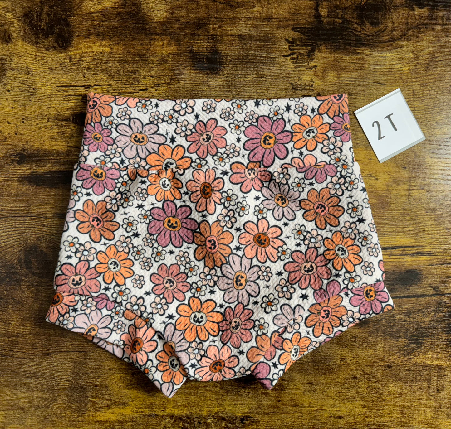 Floral Punkin Bummies: 2T