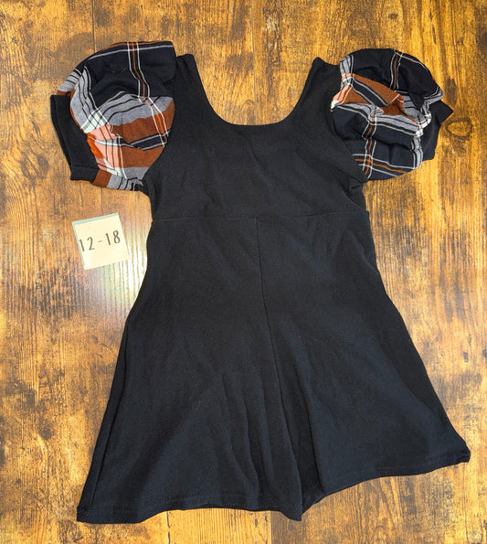 Puff Sleeve Romper; 12-18M