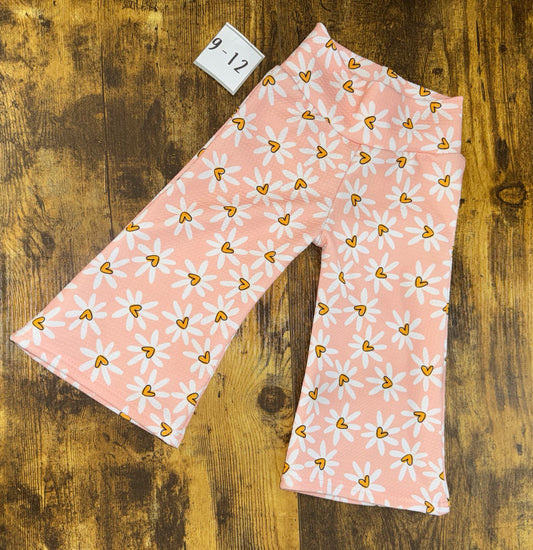 Daisy Flare Pants; 9-12M