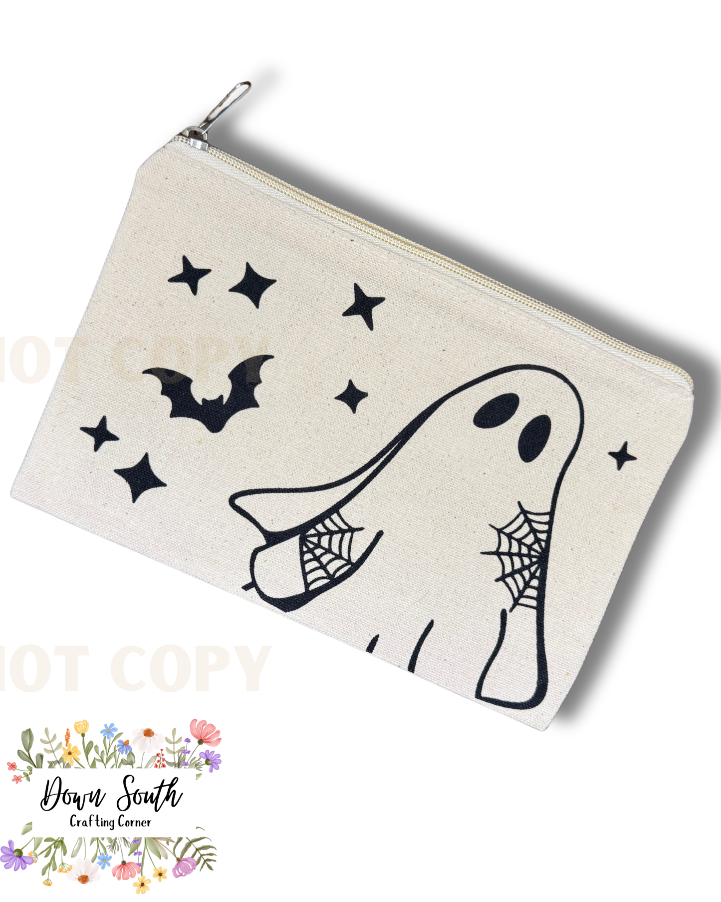 Ghosty Canvas Pouch